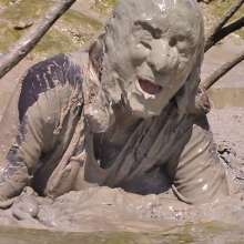 FOXY: Black dress in mud--part2