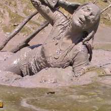 FOXY: Black dress in mud--part2