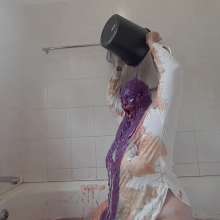 Darkabyss445: Gunging My White Blouse