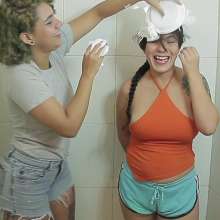 lovingmessy4you: Haily Puts Gunge and Pies on Loly + (POV Pie)