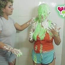 lovingmessy4you: Haily Puts Gunge and Pies on Loly + (POV Pie)