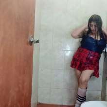 WetPlace: Jazminss Shower In Plaid Skirt