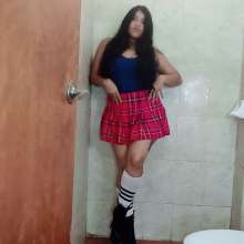 WetPlace: Jazminss Shower In Plaid Skirt
