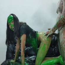 JohnWam: Key Gets Green Slimed and Fucked