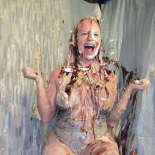 FunFilled Photography: Krystal's Second Pie/slime Trivia Challenge in a Swimsuit!