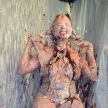 FunFilled Photography: Krystal's Second Pie/slime Trivia Challenge in a Swimsuit!