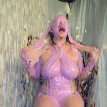 FunFilled Photography: Krystal's Second Pie/slime Trivia Challenge in a Swimsuit!