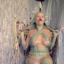 FunFilled Photography: Krystal's Second Pie/slime Trivia Challenge in a Swimsuit!