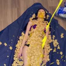 Slimed Models: Larae Is Made Into Nachos