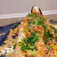 Slimed Models: Larae Is Made Into Nachos