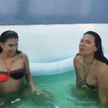 JohnWam: Maddie and Natti Getting Wet