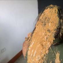 RevSlymsford: Nicolette + Ana's Thorough Messy Peanut Butter Shampoo Fun