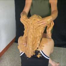RevSlymsford: Nicolette + Ana's Thorough Messy Peanut Butter Shampoo Fun