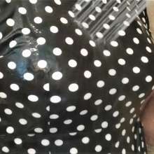 MadelineOasis: Oasis Video--Polka Dot Office Dress and Lingerie in Shower