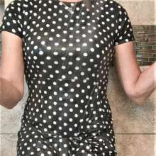 MadelineOasis: Oasis Video--Polka Dot Office Dress and Lingerie in Shower