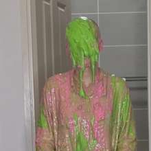 Aussie girls slimed: Office Girl Sharni Gets Slimed