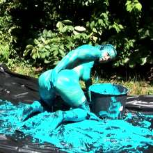 Lara_eurowam: Olga Gets Gunged with Slime Wearing a Formal Dress