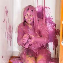 CandyCustard: Photoset: Kacie X Rated Filling Challenge + Infinite Gunge