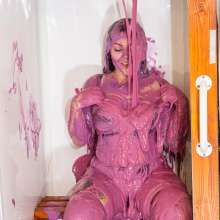 CandyCustard: Photoset: Kacie X Rated Filling Challenge + Infinite Gunge