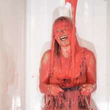 CandyCustard: Photoset: Office Gal Lottie Lalay Gunged To Save Her Job