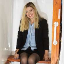 CandyCustard: Photoset: Office Gal Lottie Lalay Gunged To Save Her Job