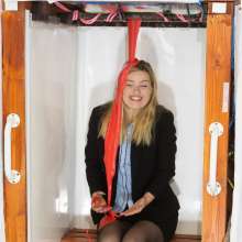 CandyCustard: Photoset: Office Gal Lottie Lalay Gunged To Save Her Job