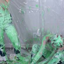 Miss Nicole: Pie Fight Part Two: Naked Messy Fun and Winner Gets Slimed
