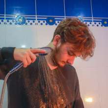 Wet Live Team: Programmer Oleg Knows How to Relieve Stress!  Full Wetting