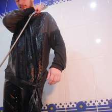 Wet Live Team: Programmer Oleg Knows How to Relieve Stress!  Full Wetting