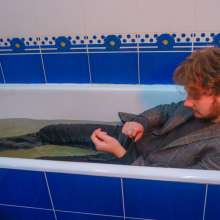 Wet Live Team: Programmer Oleg Knows How to Relieve Stress!  Full Wetting