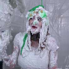 Miss Nicole: Ravenous Mistress and Bella Trixx Have a Pie Fight