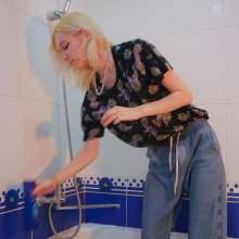 Wet Live Team: Read Book?  Don't Forget to Get Completely Wet Girl