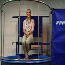 GungeTankBabes: Sarah Giggle Gets Dunked in Her Riding Clothes