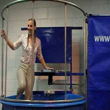 GungeTankBabes: Sarah Giggle Gets Dunked in Her Riding Clothes