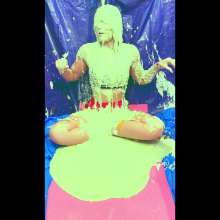 Slimed Models: Scarlett's Pie and Slime Yoga Lesson