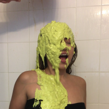 Slimed Models: $1 Clip of the Week: Karina Nasty Green Slimed!