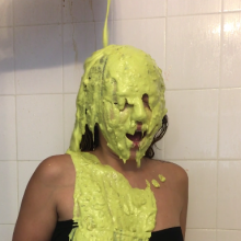 Slimed Models: $1 Clip of the Week: Karina Nasty Green Slimed!