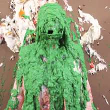 PieZone: Pink Pantsuit Pied, Slimed and Totally Slopped!