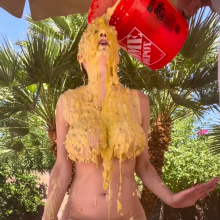 Slimed Models: Playboy Bunny Get Naked and Humiliated With Giant, Nasty Mess