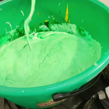 Slimed Models: Anastasia Mixes Up a Yuck Bucket, Strips Naked, and Gets Slimed!
