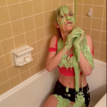Slimed Models: $1 Clip of the Week: Victoria Slimed by Her Sister!