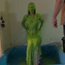 Aussie girls slimed: Sharni's Formalities Mega Sliming Ft Sharni