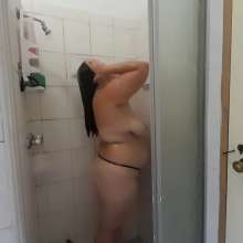 Darkabyss445: Soapy Suds Naked Hair Washing in the Shower