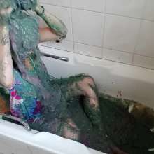 Thefetishgirl: Summer Dress Gunging