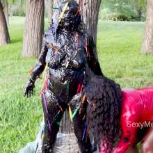 Alana SexyMessyBabes: Tar and Feather Humiliation