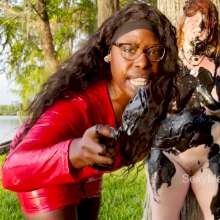 Alana SexyMessyBabes: Tar and Feather Humiliation