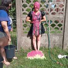 Thefetishgirl: Thefetishgirl Lost and Had to Be Gunged While Tied Up