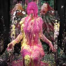 LiquidX: The Human Carwash: Verity in Red Sparkly Dress
