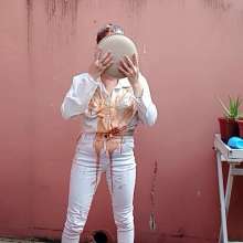 Thefetishgirl: Trashing White Jeans and a White Top