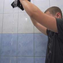 Wet Live Team: Wet Casual Look and Great Shampoo after Tea Time
